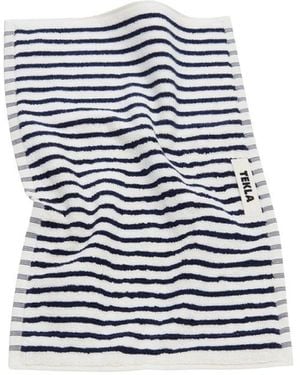 Tekla Striped Towel - Blue