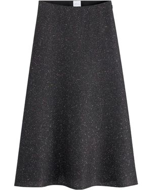 Dior Mid-Length Flared Skirt - Black