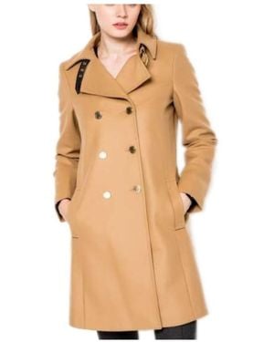 Armani Jeans Double-Breasted Trench Coat - Natural