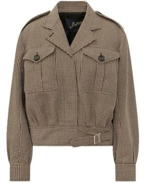 The Seafarer Cris Houndstooth Jacket - Brown