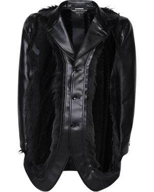 Comme des Garçons Long-Sleeved Casual Jacket - Black