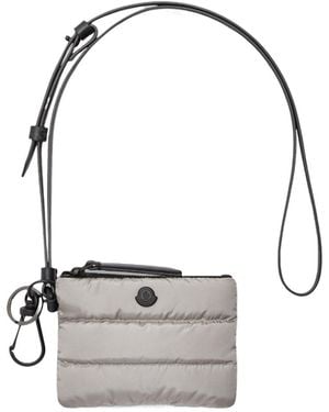 Moncler Caradoc Card Metal Logo Holder - White