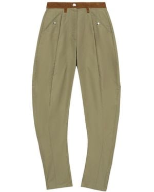 Kiko Kostadinov Belt-Loop Casual Trousers - Green
