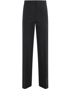 Antonelli Pressed-Crease Trousers - Black