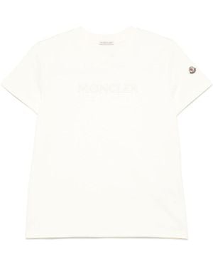 Moncler Crew Neck Short-Sleeved T-Shirt - White