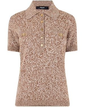 Versace Short-Sleeved Sweater - Multicolor