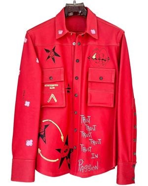 Chrome Hearts Long Sleeve Casual Jacket - Red