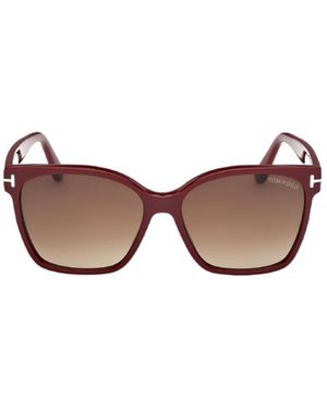 Tom Ford Eyewear Butterfly Frame Sunglasses - Pink