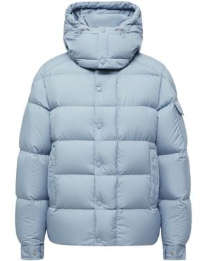 Moncler Maya 70 Hooded Short Down Jacket - Blue