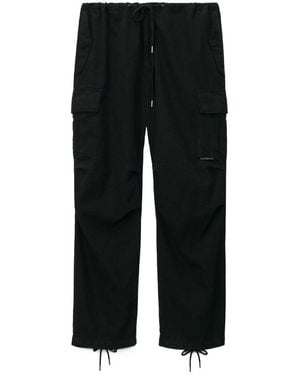 Alexander Wang Straight-Leg Cargo Trousers - Black