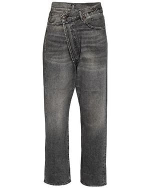 R13 Logo Jeans - Gray