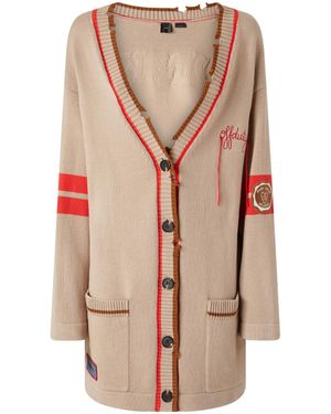 Pinko Varsity-Style Cardigan - Pink