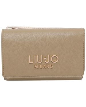 Liu Jo Tri-Fold Wallet - Natural