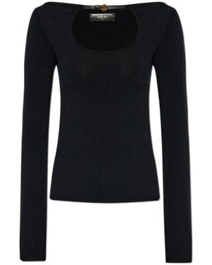 Amiri Logo-Plaque Top - Black
