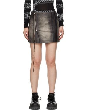 Eytys Rogue Stripe Skirt - Black