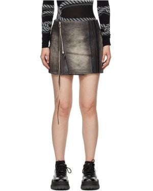 Eytys Rogue Stripe Skirt - Black