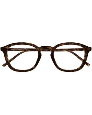Saint Laurent Eyewear Oval-Frame Glasses - White