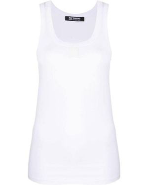 Raf Simons Logo Patch Tank Top - White