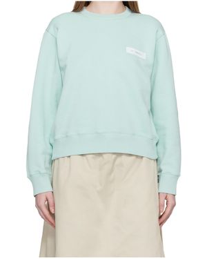 MM6 by Maison Margiela Patch-Detail Jumper - Blue