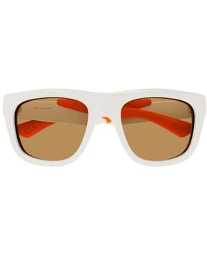 Bottega Veneta Eyewear Square Frame Sunglasses - Multicolour