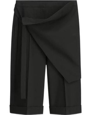 Dior Pleated Capri Pants - Black