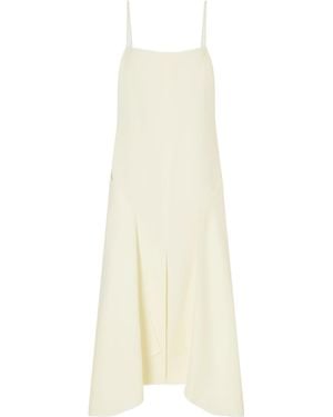 Brandon Maxwell Spaghetti Strap Dress - White