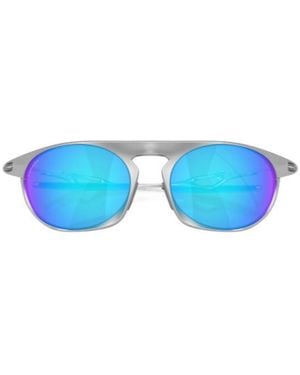 Oakley Geometric-Frame Sunglasses - Blue