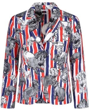 Thom Browne Striped Toile Jacket - Red