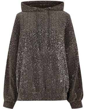 Stine Goya Sequined Hoodie - Gray