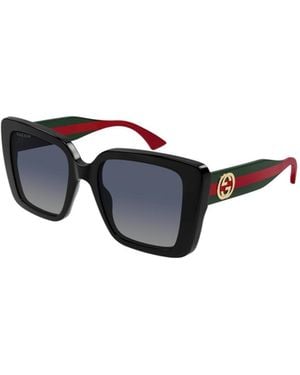 Gucci Eyewear Square Frame Sunglasses - Blue