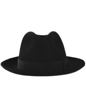 Borsalino Wide Brim Hat - Black