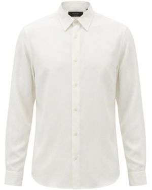 Gucci Collared Long-Sleeve Shirt - White