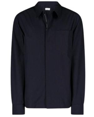 Dries Van Noten Long Sleeve Shirt - Blue