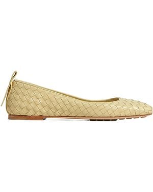 Bottega Veneta Charlotte Ballerina - Natural