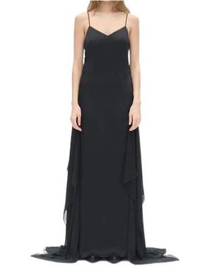 Ann Demeulemeester Ottilie Long Dress - Black