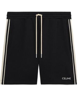 Celine Tracksuit Shorts - Black