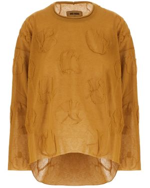 Uma Wang Long-Sleeved T-Shirt - Natural