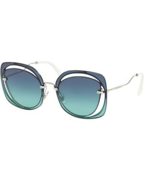 Miu Miu Full Frame Sunglasses - Blue