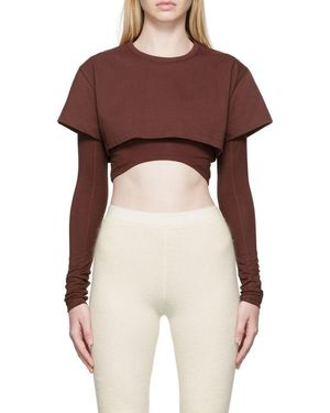 Jacquemus Layered-Effect Long-Sleeve T-Shirt