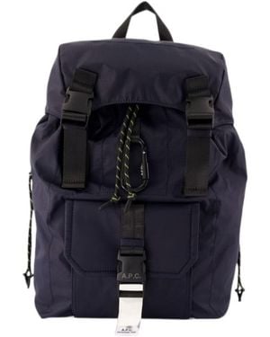 A.P.C. Trek 2.0 Buckle Backpack - Blue