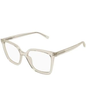 Saint Laurent Eyewear Cat Eye Frame Glasses - White