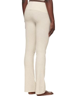 Skims Pleated Casual Trousers - Black
