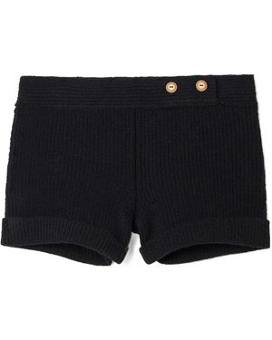 Isabel Marant Diha Button-Decorated Shorts - Blue