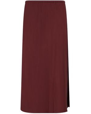 Vince Elastic-Waist Skirt - Purple