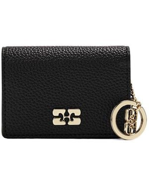 Ganni Flip Card Holder - Black