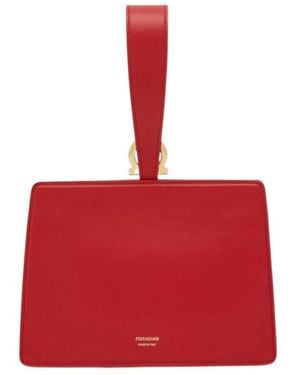 Ferragamo Mini Clutch - Red