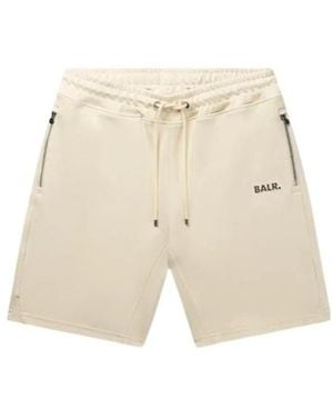 BALR Wide-Leg Shorts - Natural
