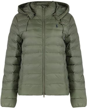 Ralph Lauren Polo Water-Resistant Packable Hooded Jacket - Green