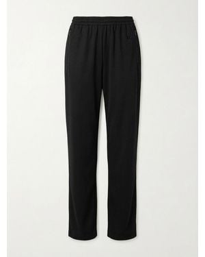Gucci Jersey Leisure Trousers With Embroidery - Black