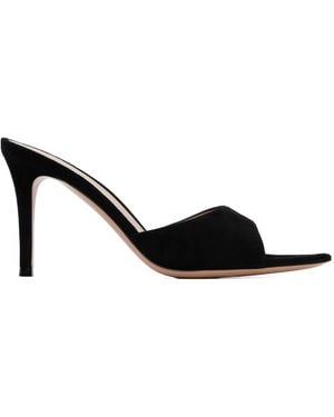 Gianvito Rossi Elle 85 High-Heeled Sandals - Black